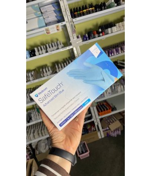 Перчатки Medicom голубые, размер S 50 пар
